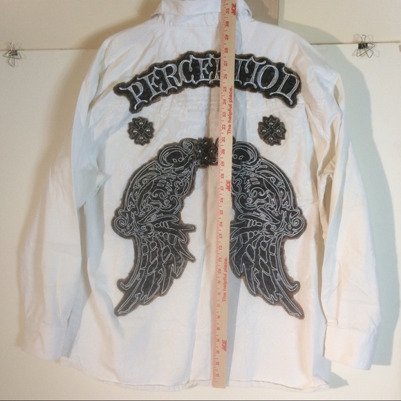 Impervious Perception Embroidered Shirt *STAINS - Picture 6 of 9